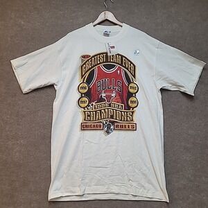PRO PLAYER NBA CHICAGO BULLS 1996 GREATEST TEAM EVER T SHIRT SISE X LARGE